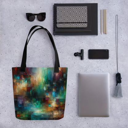 Abstract Art Tote Bag: Depth of Insight