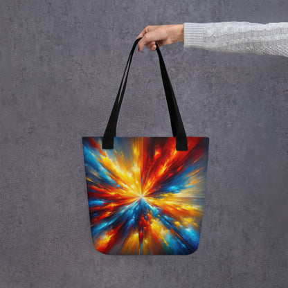 Abstract Art Tote Bag: Catalyst of Change