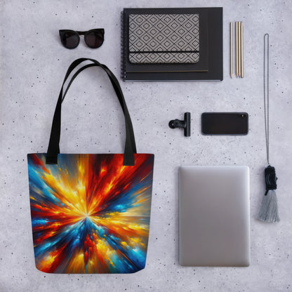 Abstract Art Tote Bag: Catalyst of Change