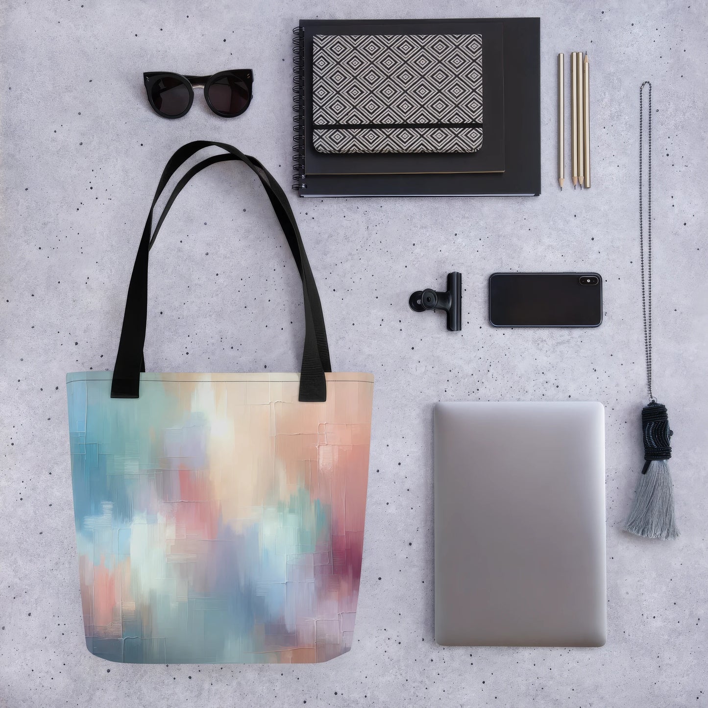 Abstract Art Tote Bag: Empathetic Resonance