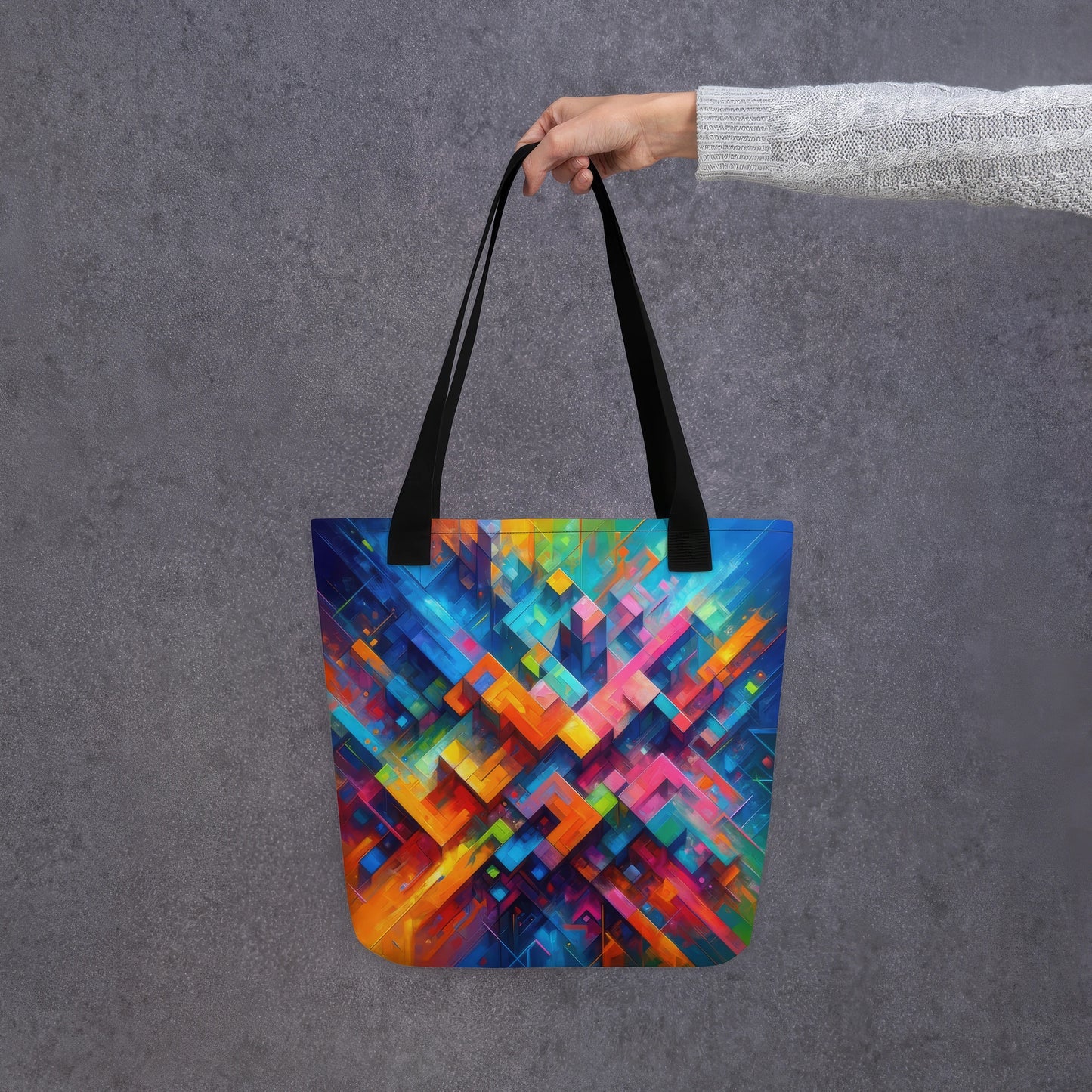 Abstract Art Tote Bag: Innovation's Canvas