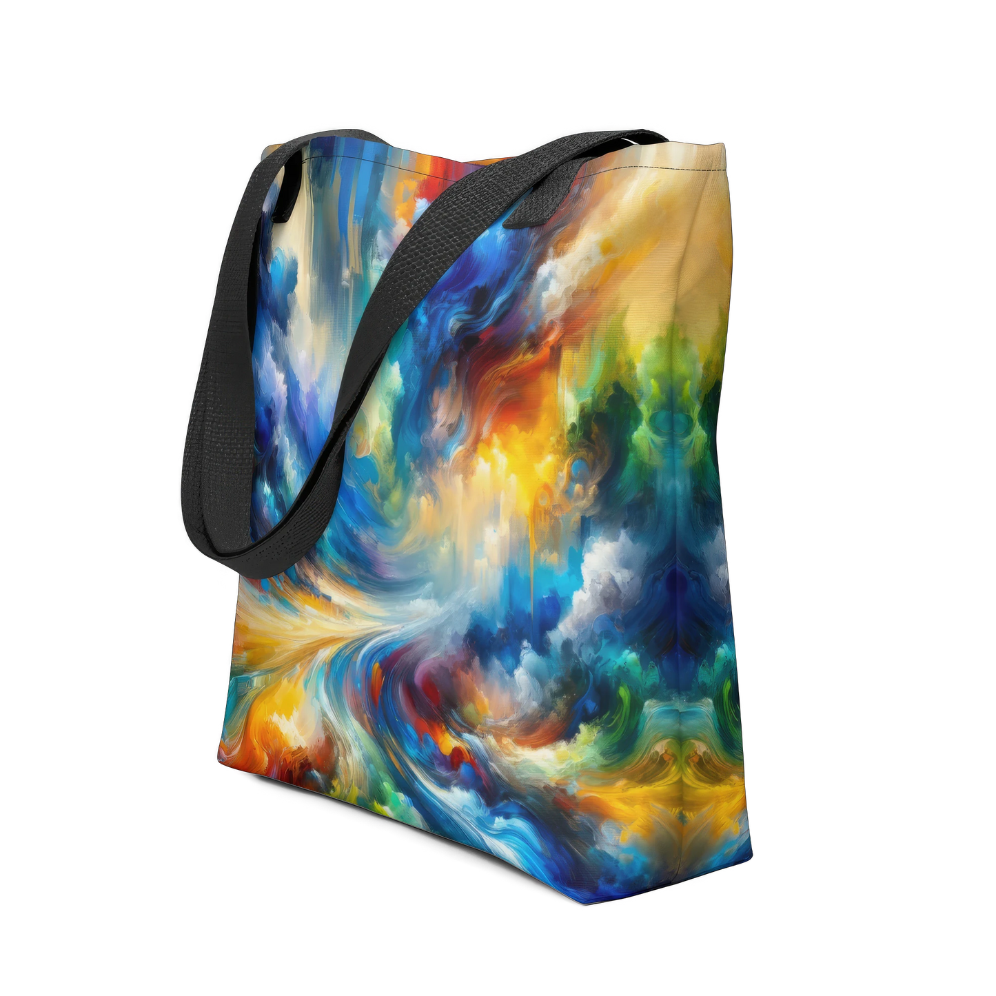 Abstract Art Tote Bag: Exploration Spectrum