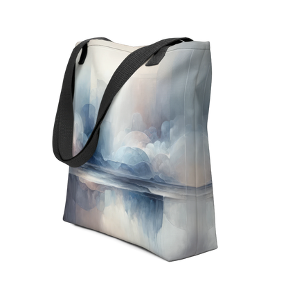 Abstract Art Tote Bag: Reflective Depths