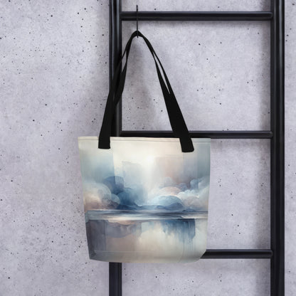 Abstract Art Tote Bag: Reflective Depths