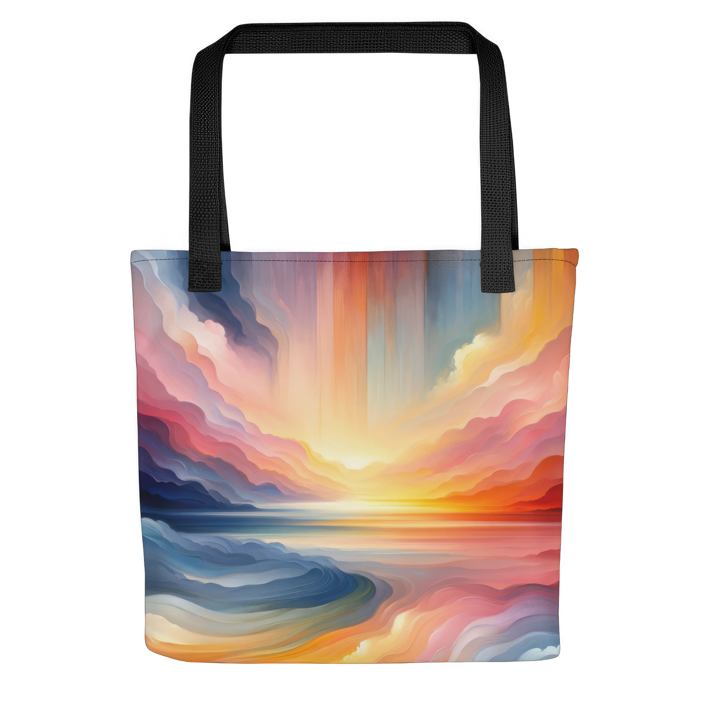 Abstract Art Tote Bag: Foresight Horizon