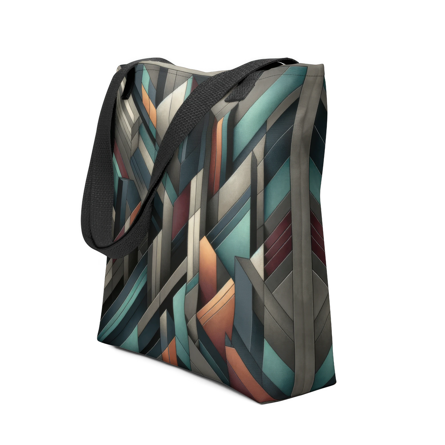 Abstract Art Tote Bag: Strategic Dimensions