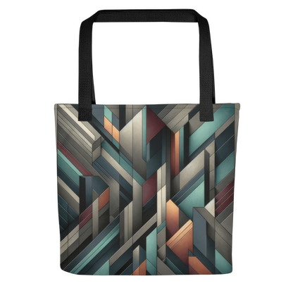 Abstract Art Tote Bag: Strategic Dimensions