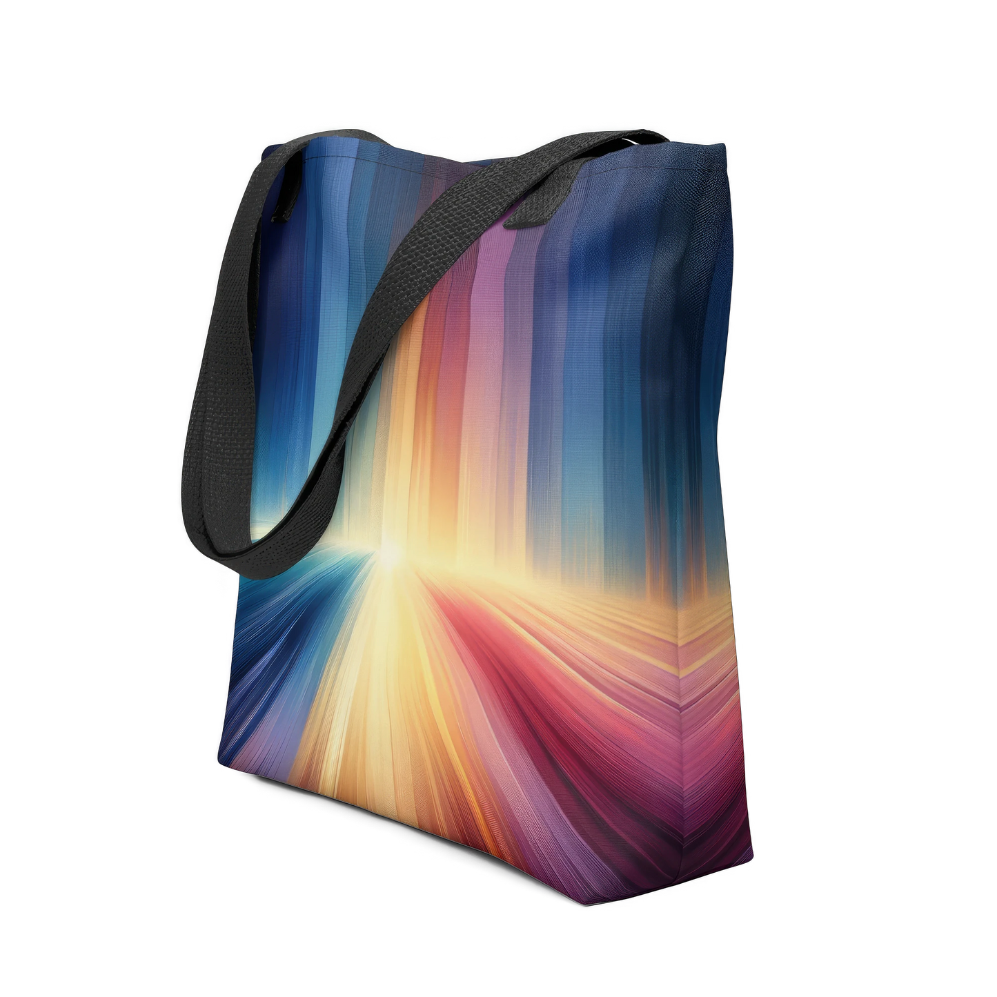 Abstract Art Tote Bag: Enlightening Spectrum