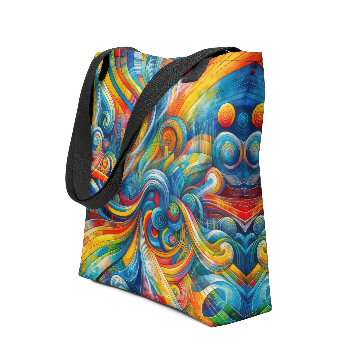 Abstract Art Tote Bag: Creative Pulse