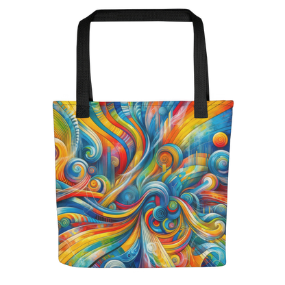 Abstract Art Tote Bag: Creative Pulse