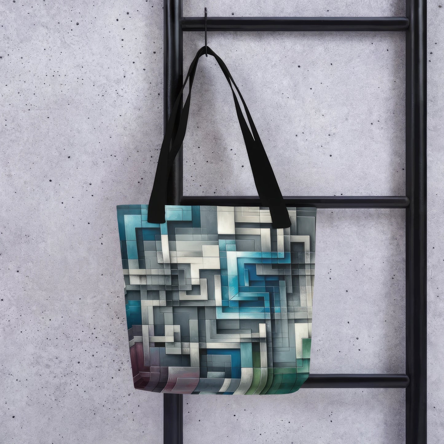 Abstract Art Tote Bag: Analytical Depth
