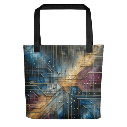 Abstract Art Tote Bag: Strategic Visions