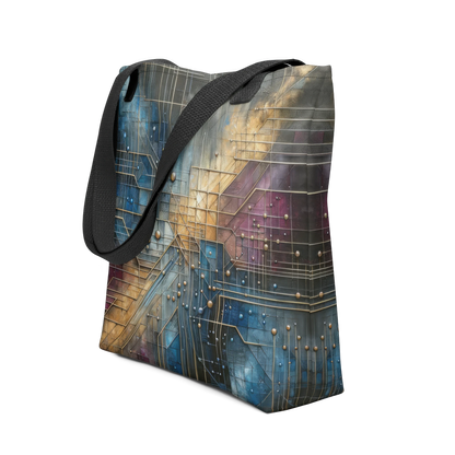 Abstract Art Tote Bag: Strategic Visions