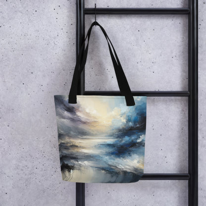 Abstract Art Tote Bag: Horizon of Tomorrow