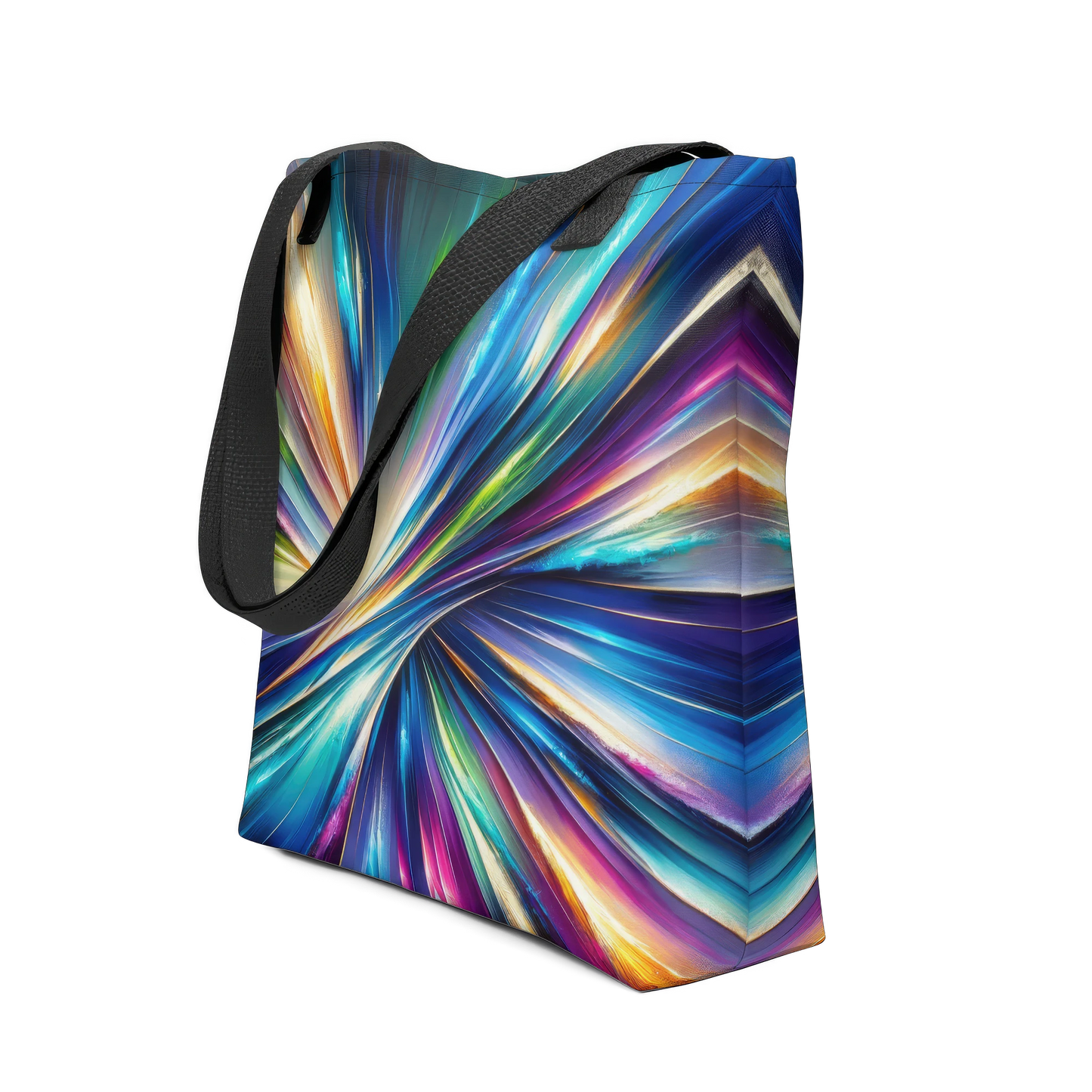 Abstract Art Tote Bag: Visionary Spectrum