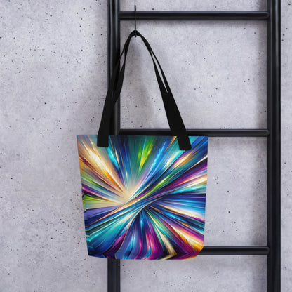 Abstract Art Tote Bag: Visionary Spectrum