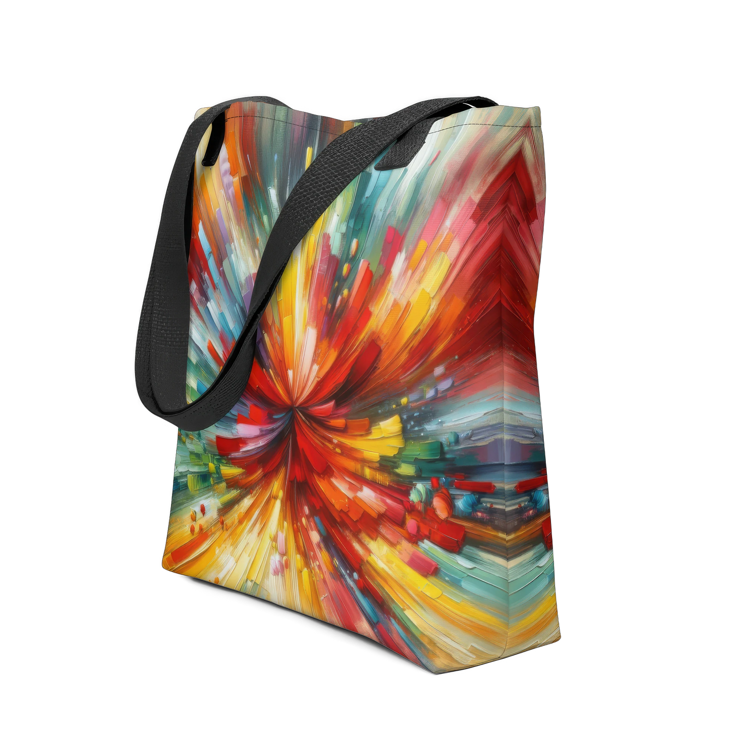 Abstract Art Tote Bag: Empowerment Ethos