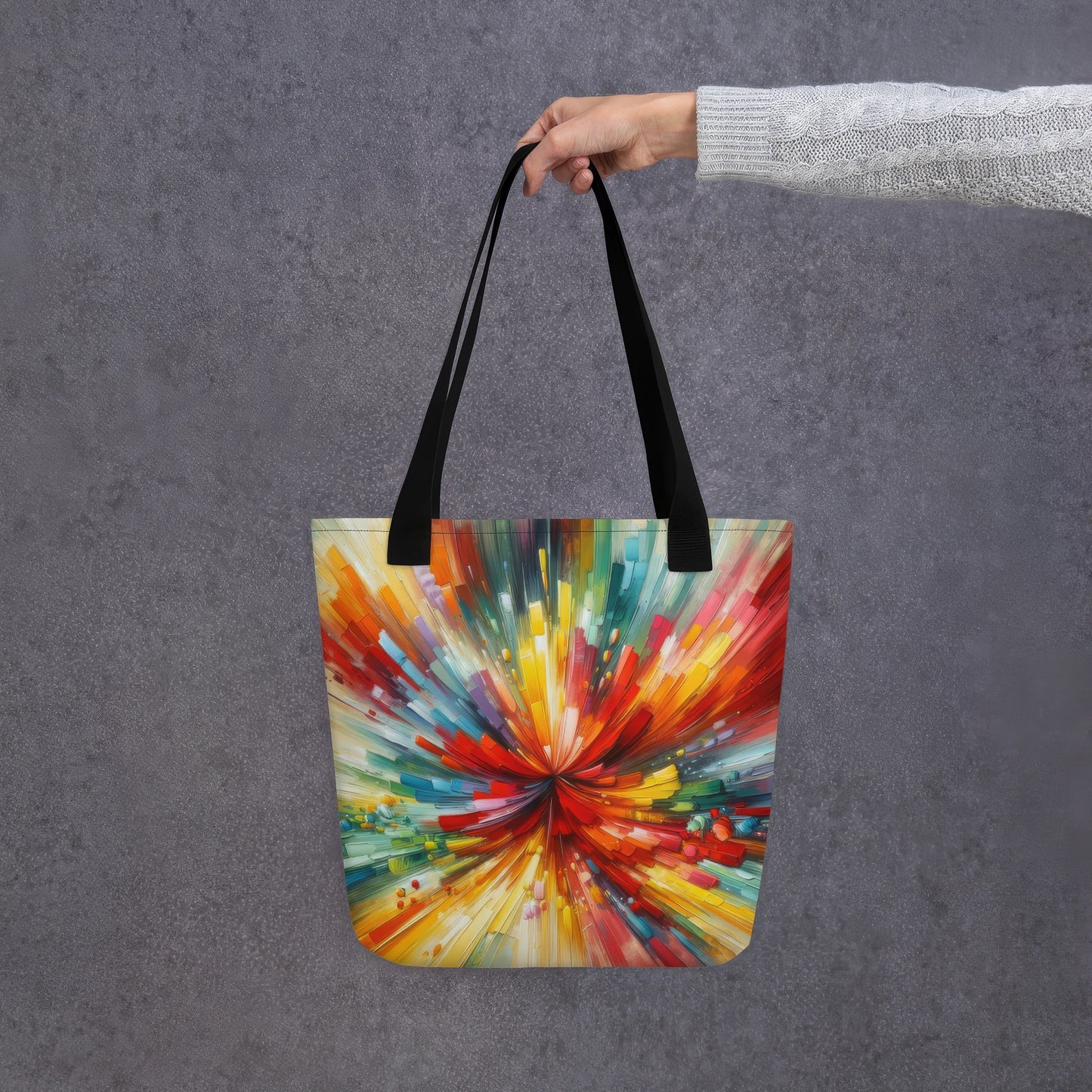 Abstract Art Tote Bag: Empowerment Ethos