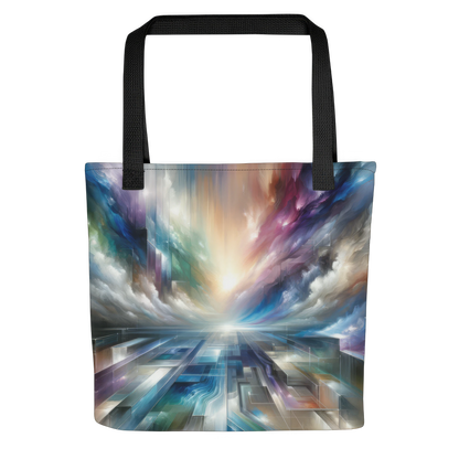 Abstract Art Tote Bag: Visionary Horizons