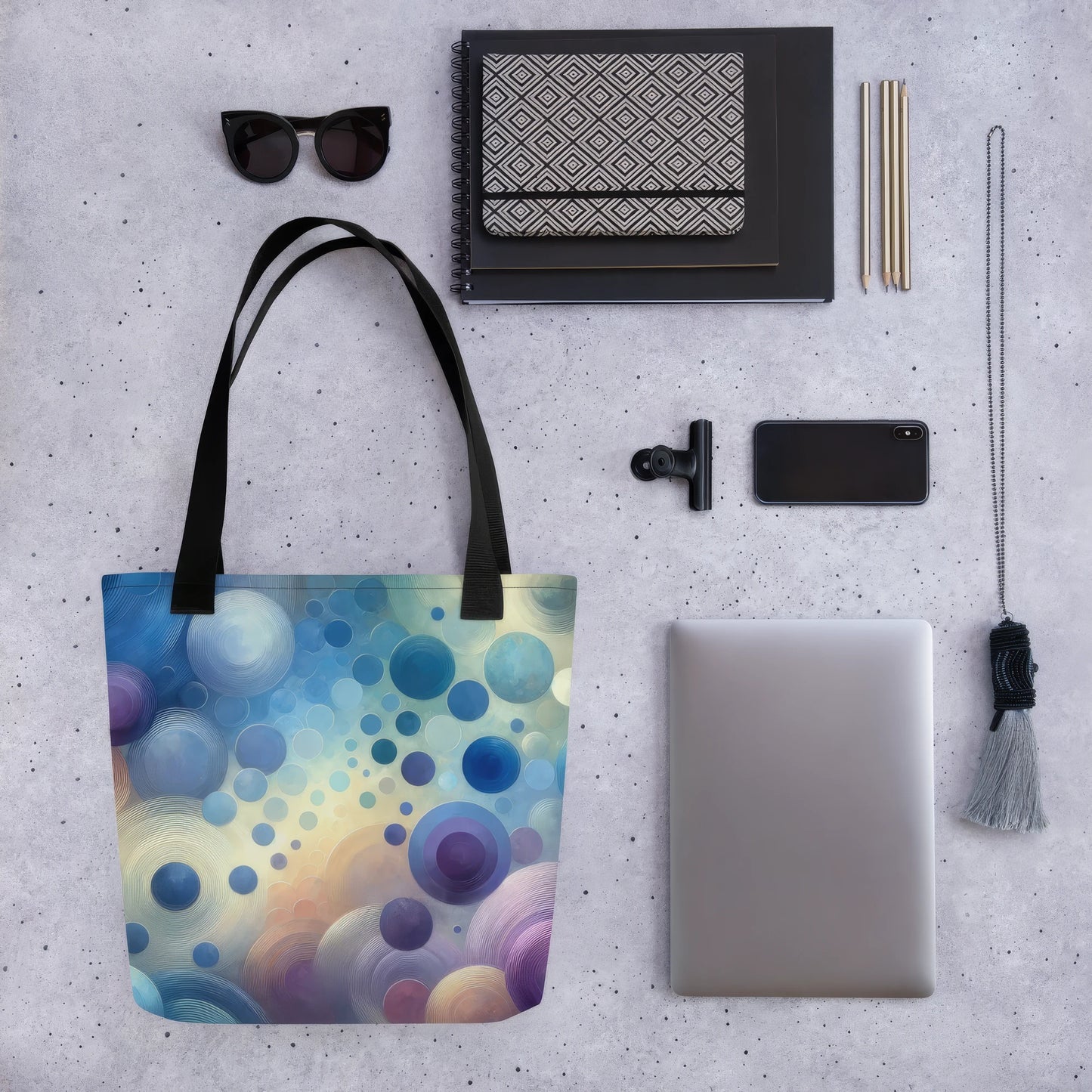 Abstract Art Tote Bag: Empathic Echoes