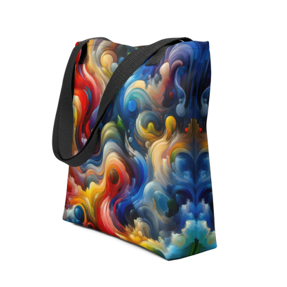 Sac fourre-tout d’art abstrait : Flux dynamique