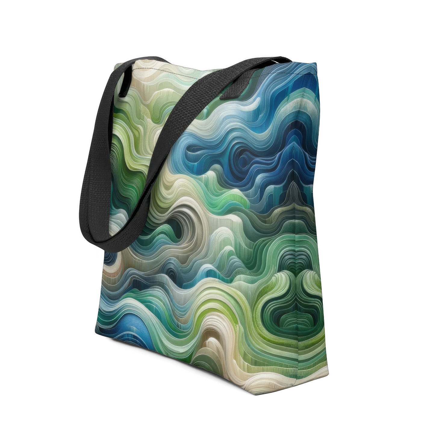 Abstract Art Tote Bag: Progressive Currents