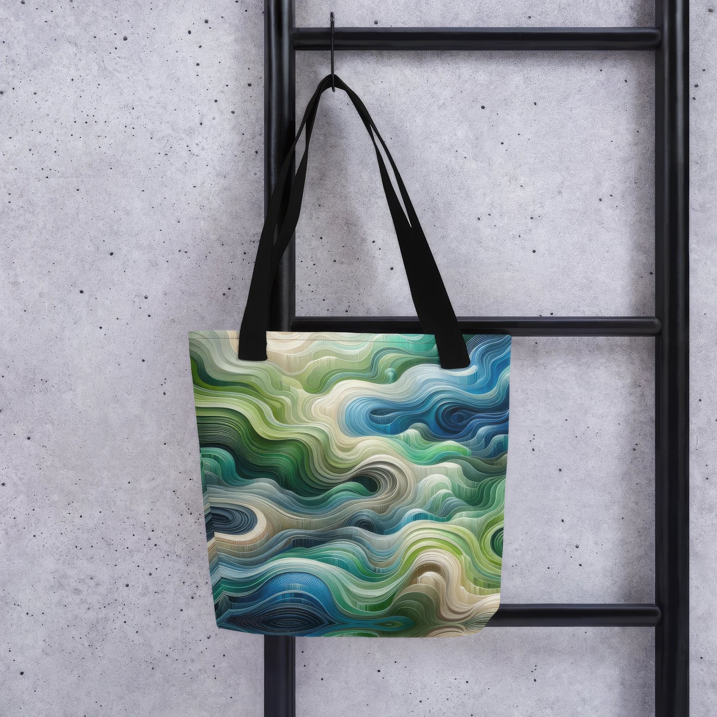 Abstract Art Tote Bag: Progressive Currents