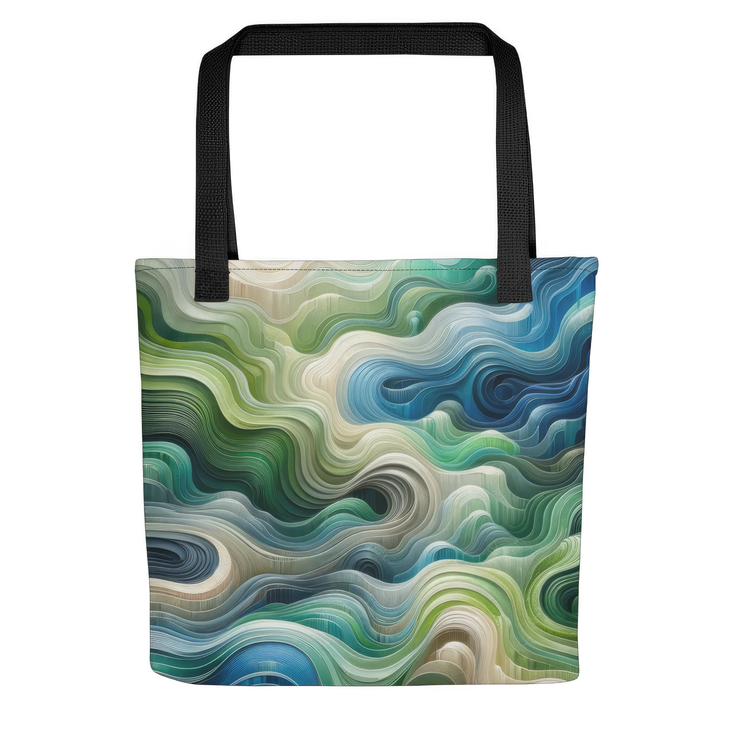 Abstract Art Tote Bag: Progressive Currents