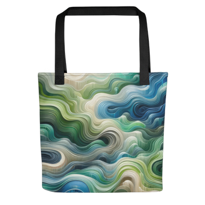 Abstract Art Tote Bag: Progressive Currents