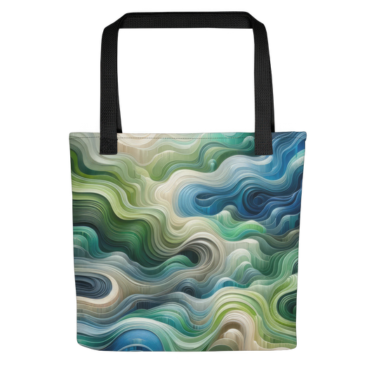 Abstract Art Tote Bag: Progressive Currents