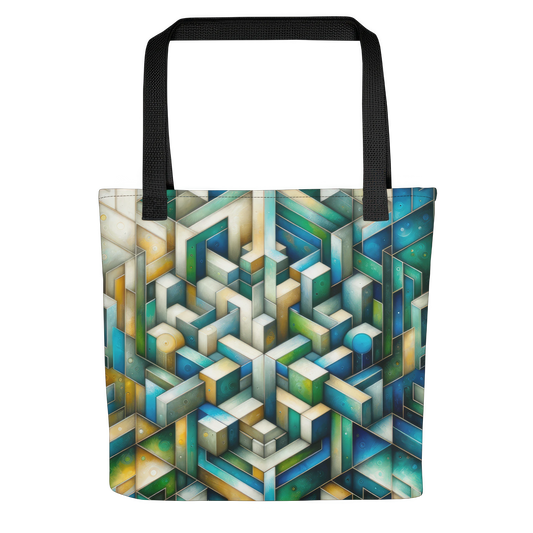 Abstract Art Tote Bag: Harmony in Complexity