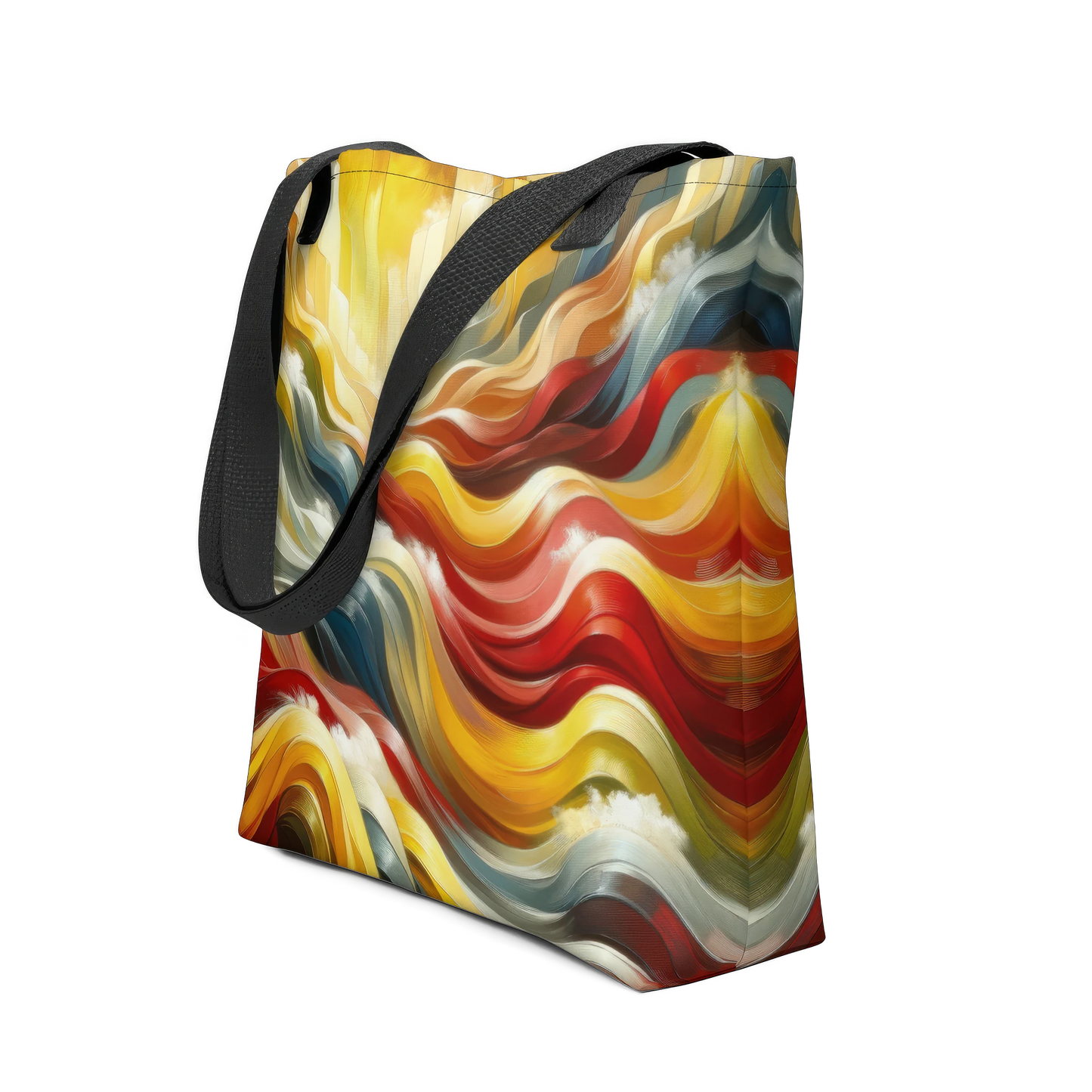 Abstract Art Tote Bag: Empowerment Waves