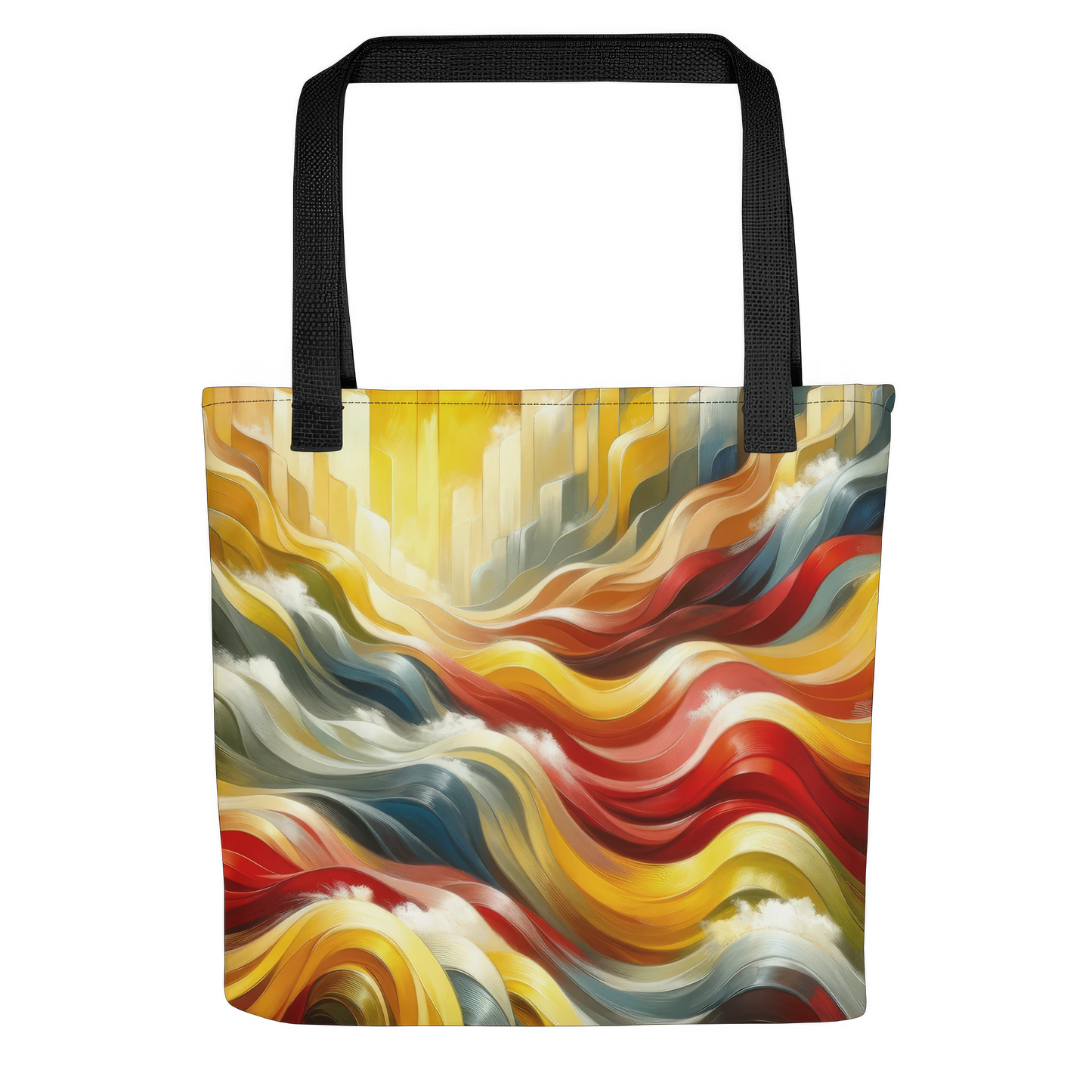 Abstract Art Tote Bag: Empowerment Waves