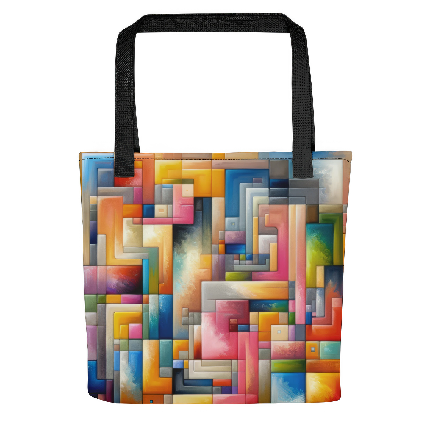 Abstract Art Tote Bag: Harmony in Diversity