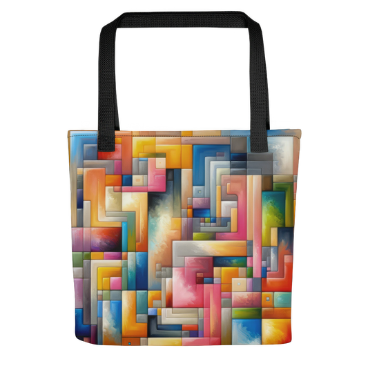 Abstract Art Tote Bag: Harmony in Diversity