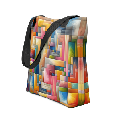 Abstract Art Tote Bag: Harmony in Diversity