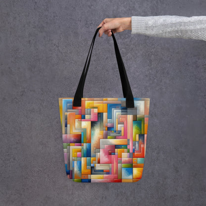 Abstract Art Tote Bag: Harmony in Diversity