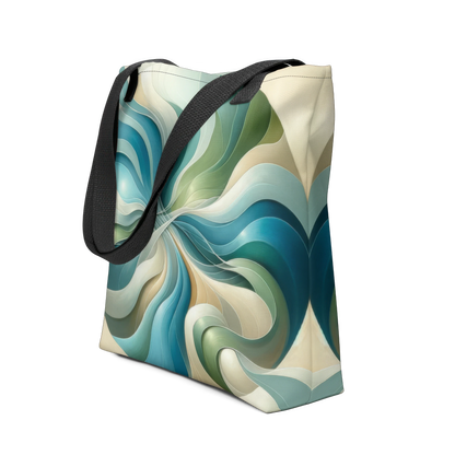 Abstract Art Tote Bag: Harmonic Convergence