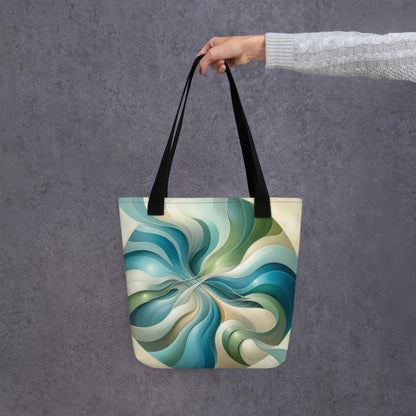 Abstract Art Tote Bag: Harmonic Convergence