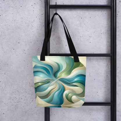 Abstract Art Tote Bag: Harmonic Convergence