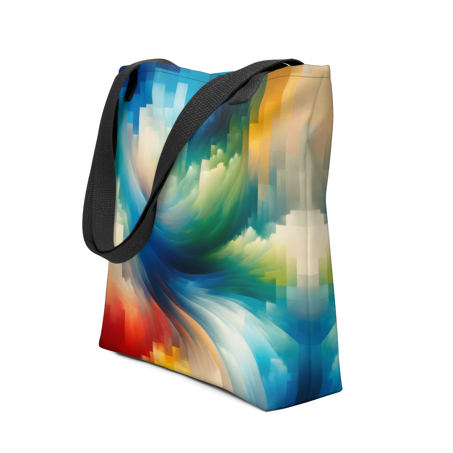 Abstract Art Tote Bag: Synthesized Spectrum