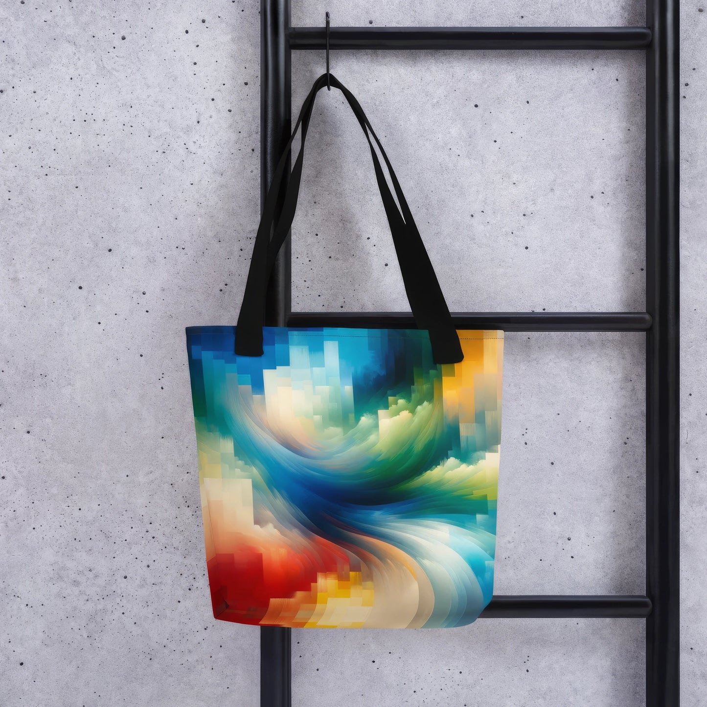 Abstract Art Tote Bag: Synthesized Spectrum