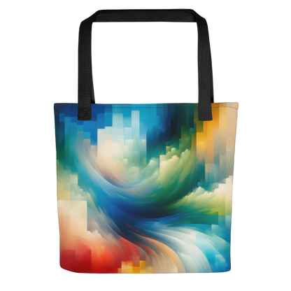 Abstract Art Tote Bag: Synthesized Spectrum