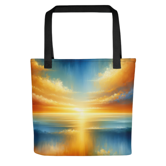 Abstract Art Tote Bag: Horizon of Hopes