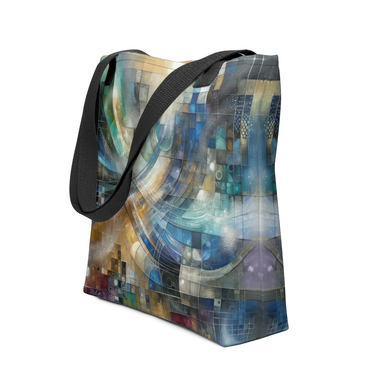 Abstract Art Tote Bag: Confluence of Insights