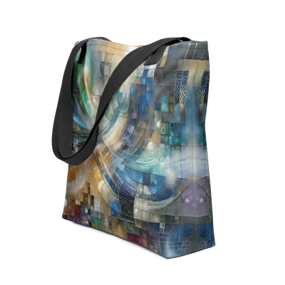 Abstract Art Tote Bag: Confluence of Insights