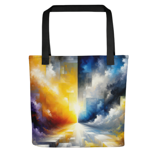 Abstract Art Tote Bag: Threshold of Discovery