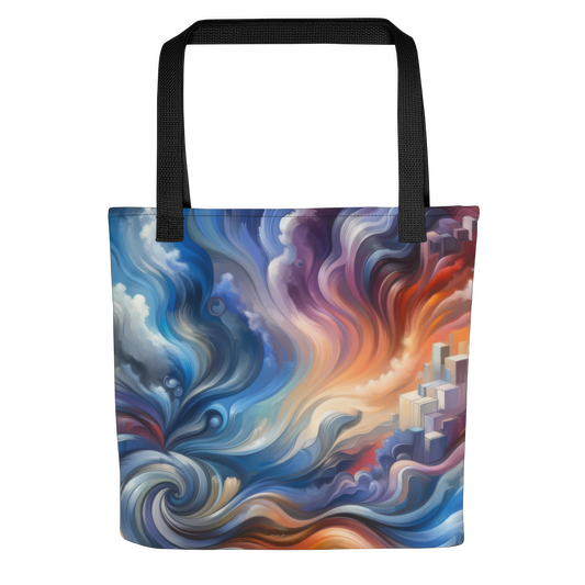 Abstract Art Tote Bag: Journey of Cognition