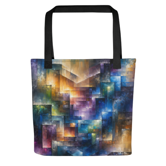 Abstract Art Tote Bag: Depth of Perception