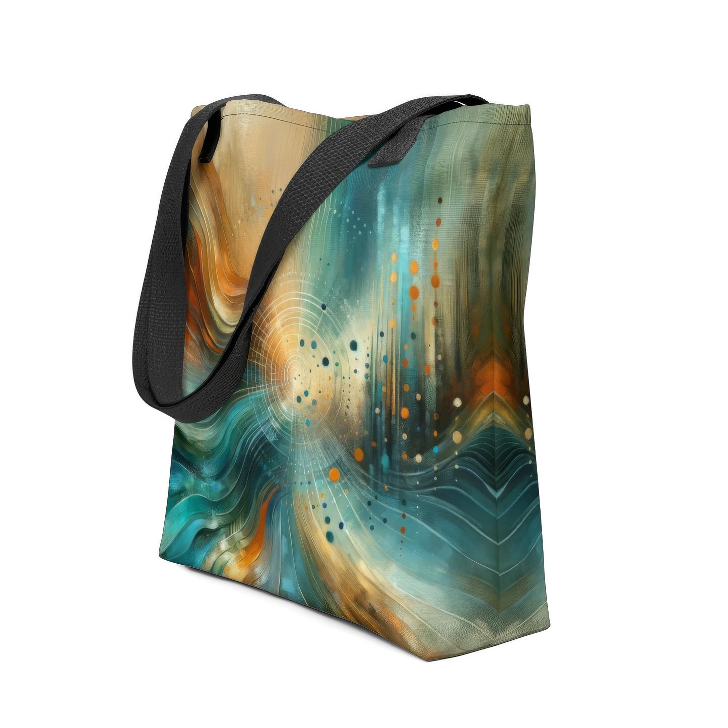 Abstract Art Tote Bag: Anticipatory Echoes